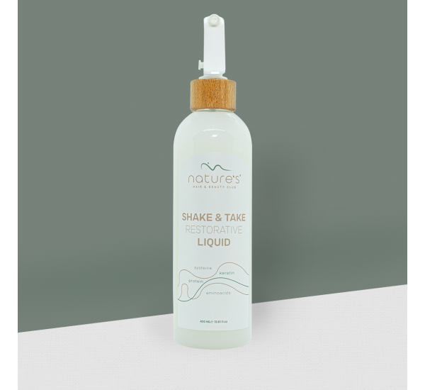 Nature’s Shake & Take Restorative Liquid Възстановяващ балсам с кератин и аминокиселини 400ml